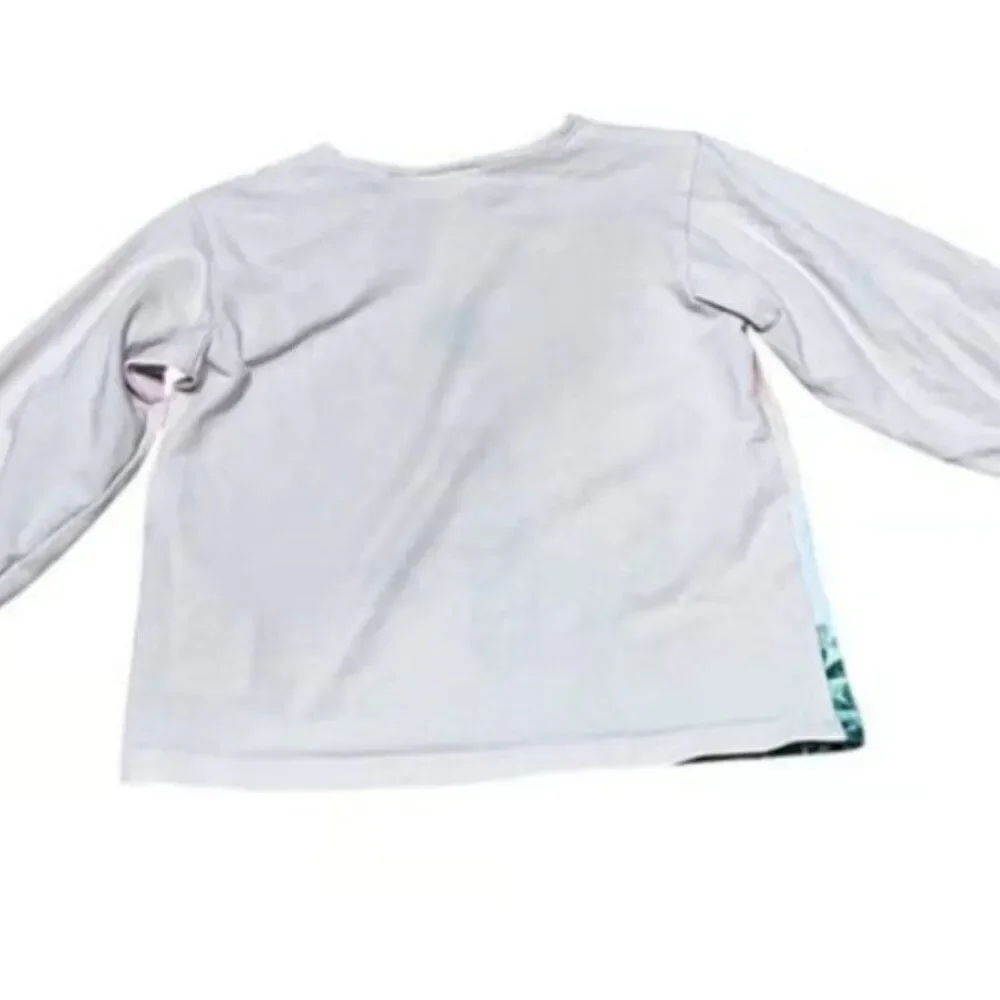 Molo Girls Long Sleeve Pink Clover Kitten Butterfly Top Size 9 Months